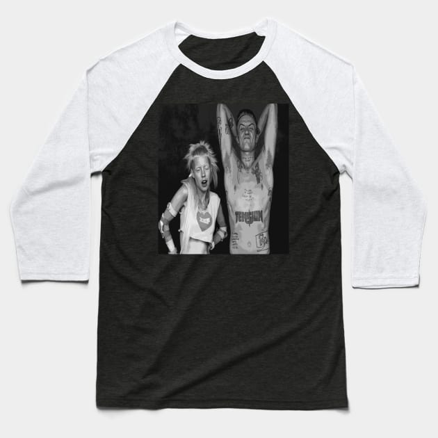 Die Antwoord Baseball T-Shirt by BasicBeach